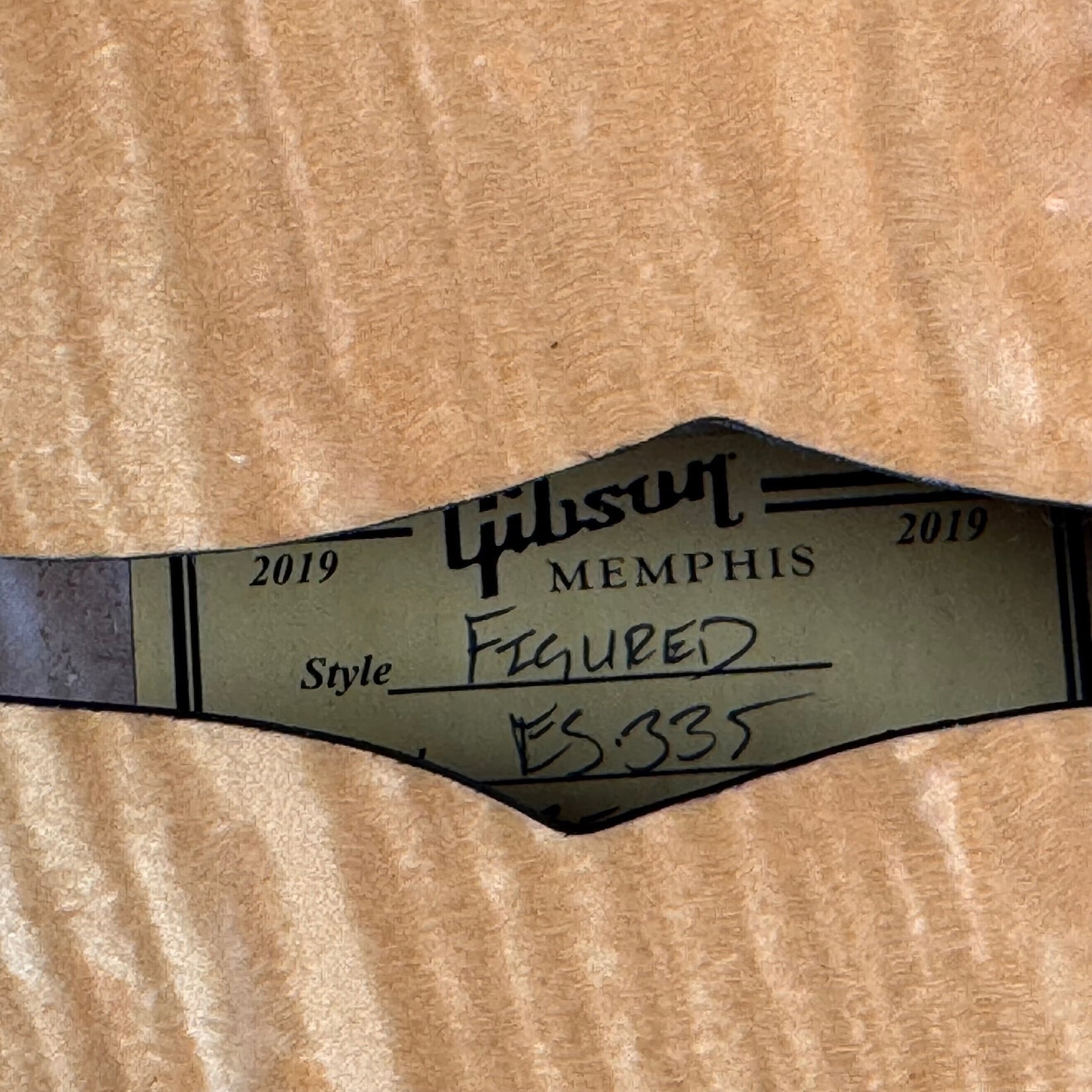 Gibson 2018 Gibson ES-335 Figured Natural