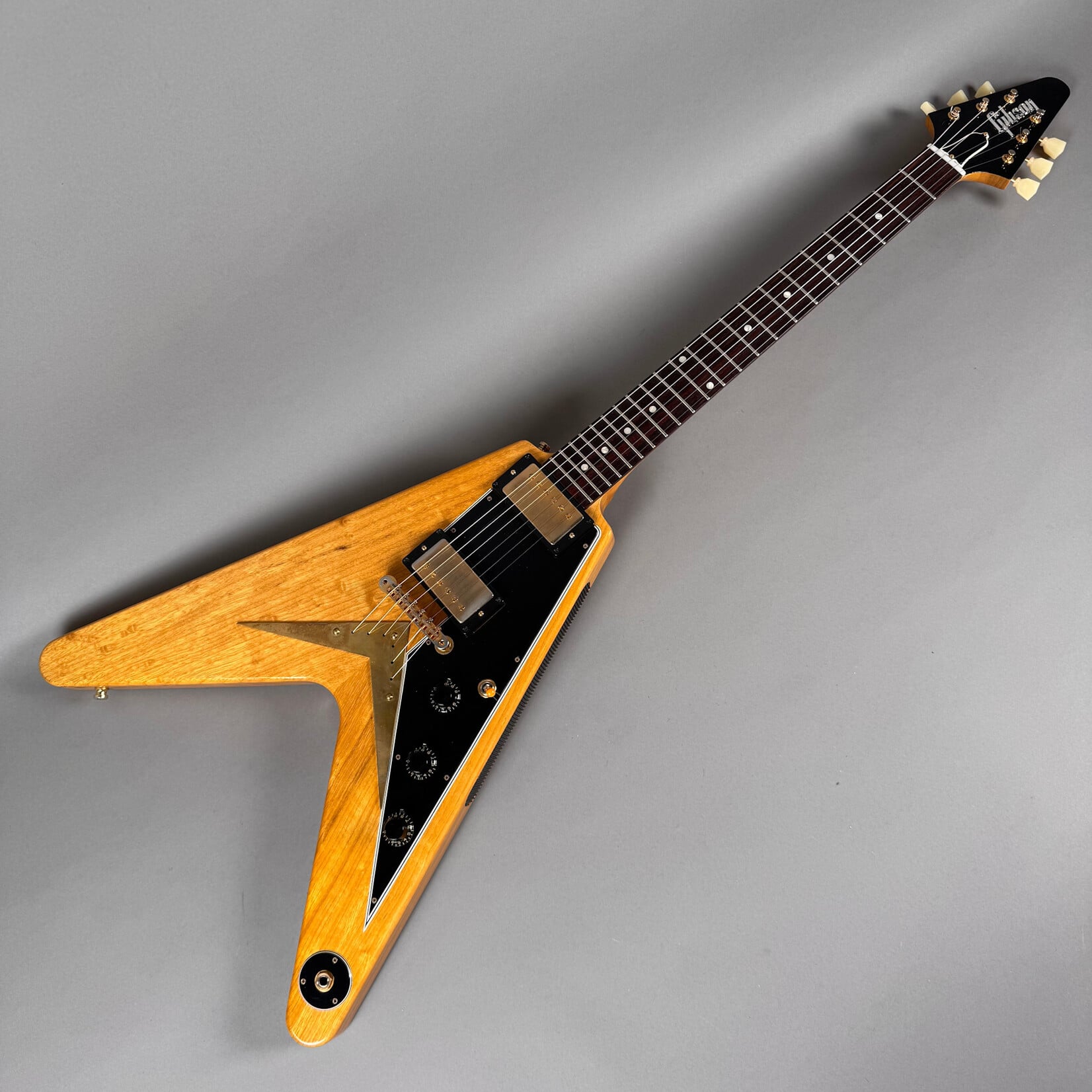 Gibson 2022 Gibson ‘58 Korina Flying V (Black Pickguard)