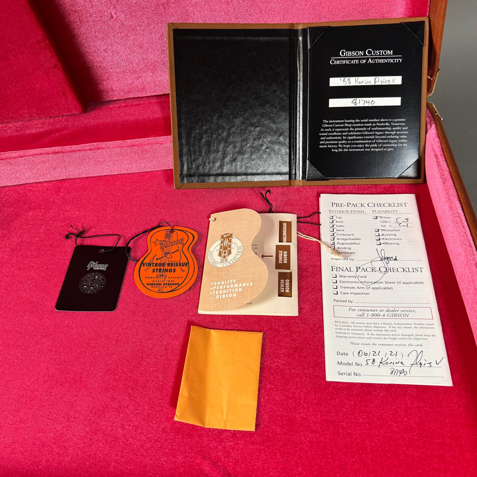 Gibson 2021 Gibson ‘58 Korina Flying V