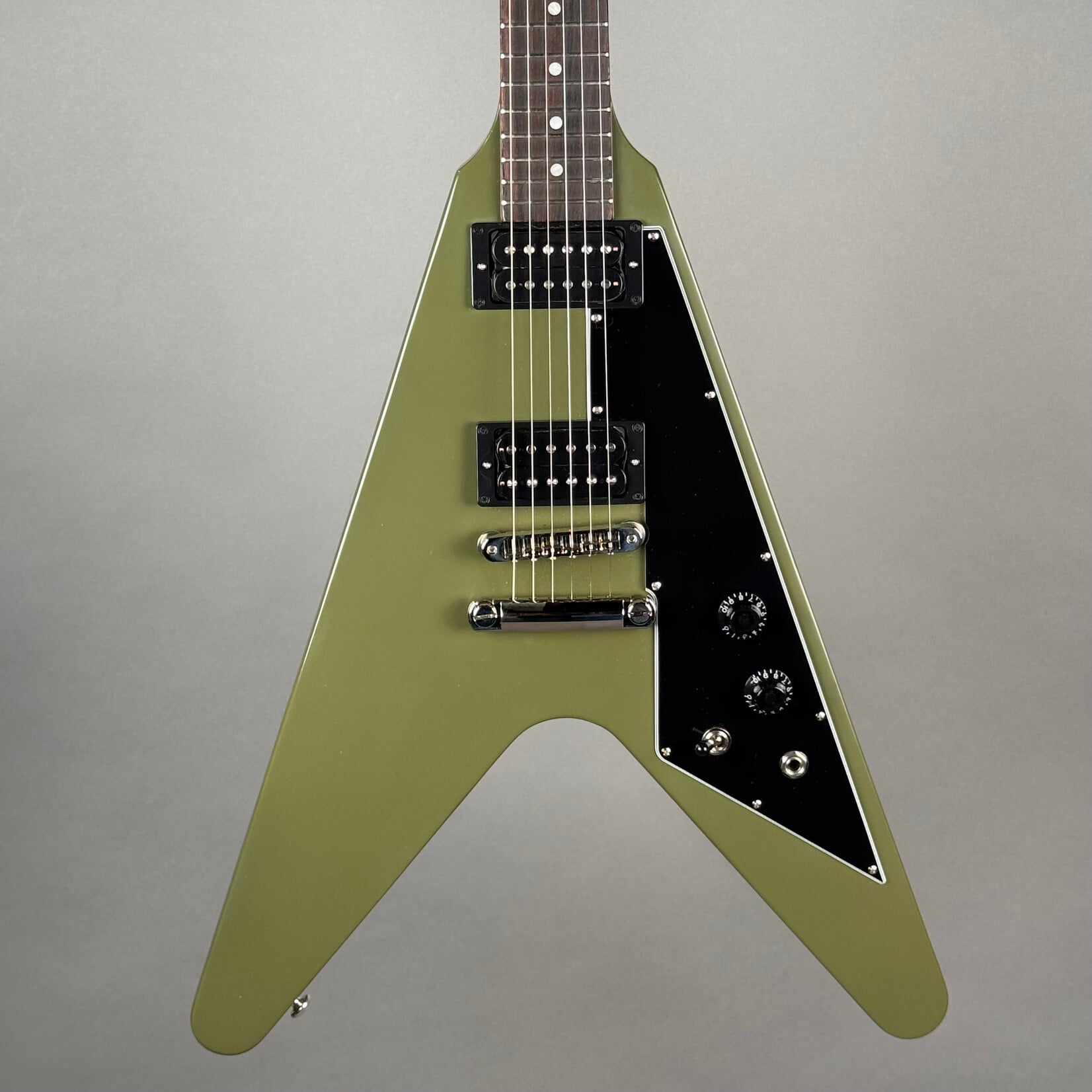 Gibson 2021 Gibson Flying V Satin Olive Drab