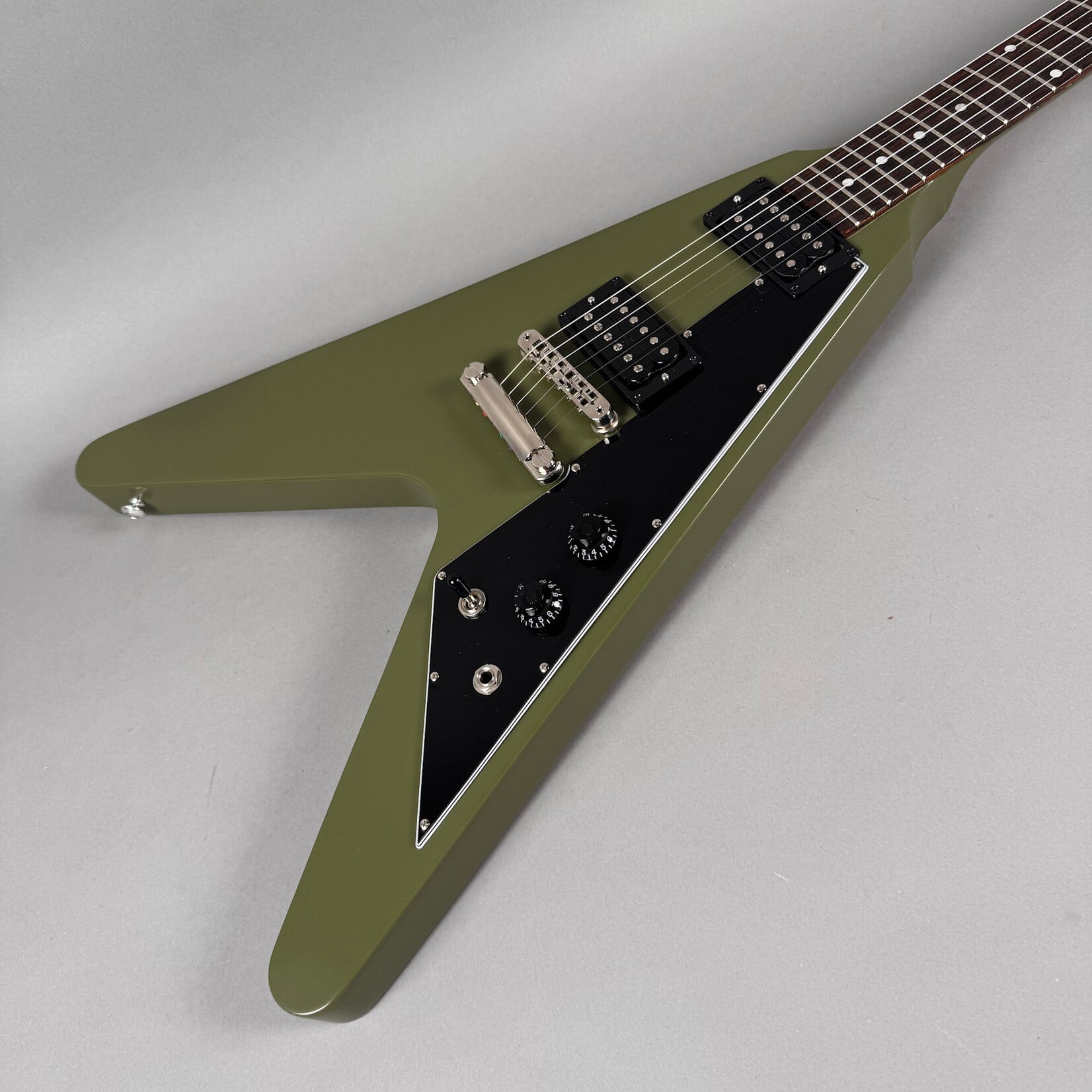 Gibson 2021 Gibson Flying V Satin Olive Drab