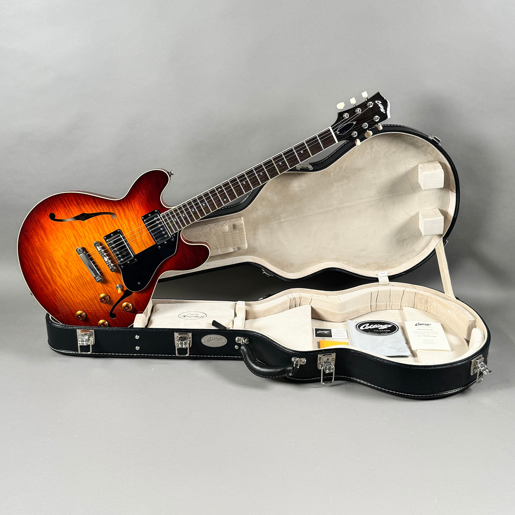 Collings Used Collings I-35 LC Figured Dark Cherry