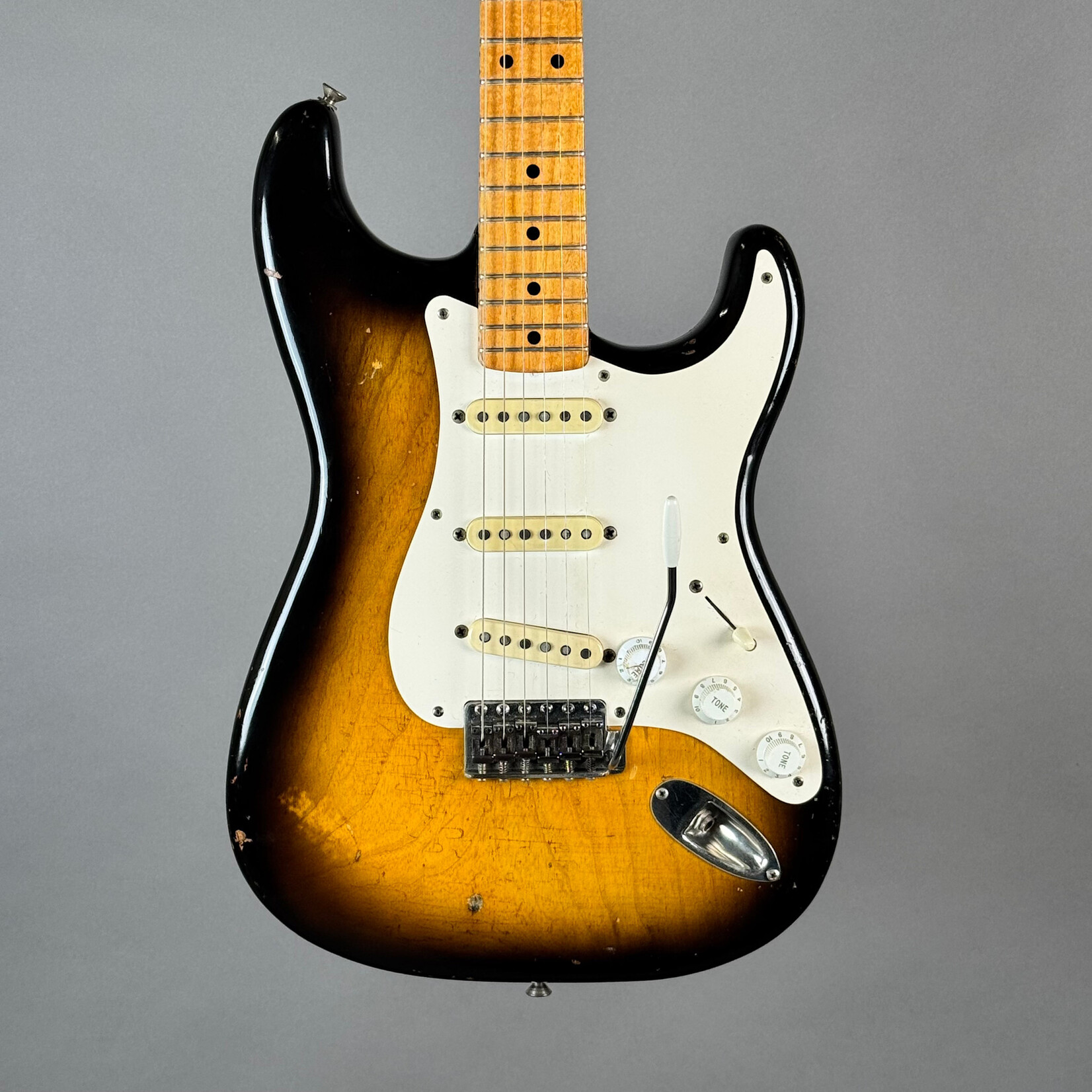 Fender 1955 Fender Stratocaster (Overspray-Otherwise, Original)
