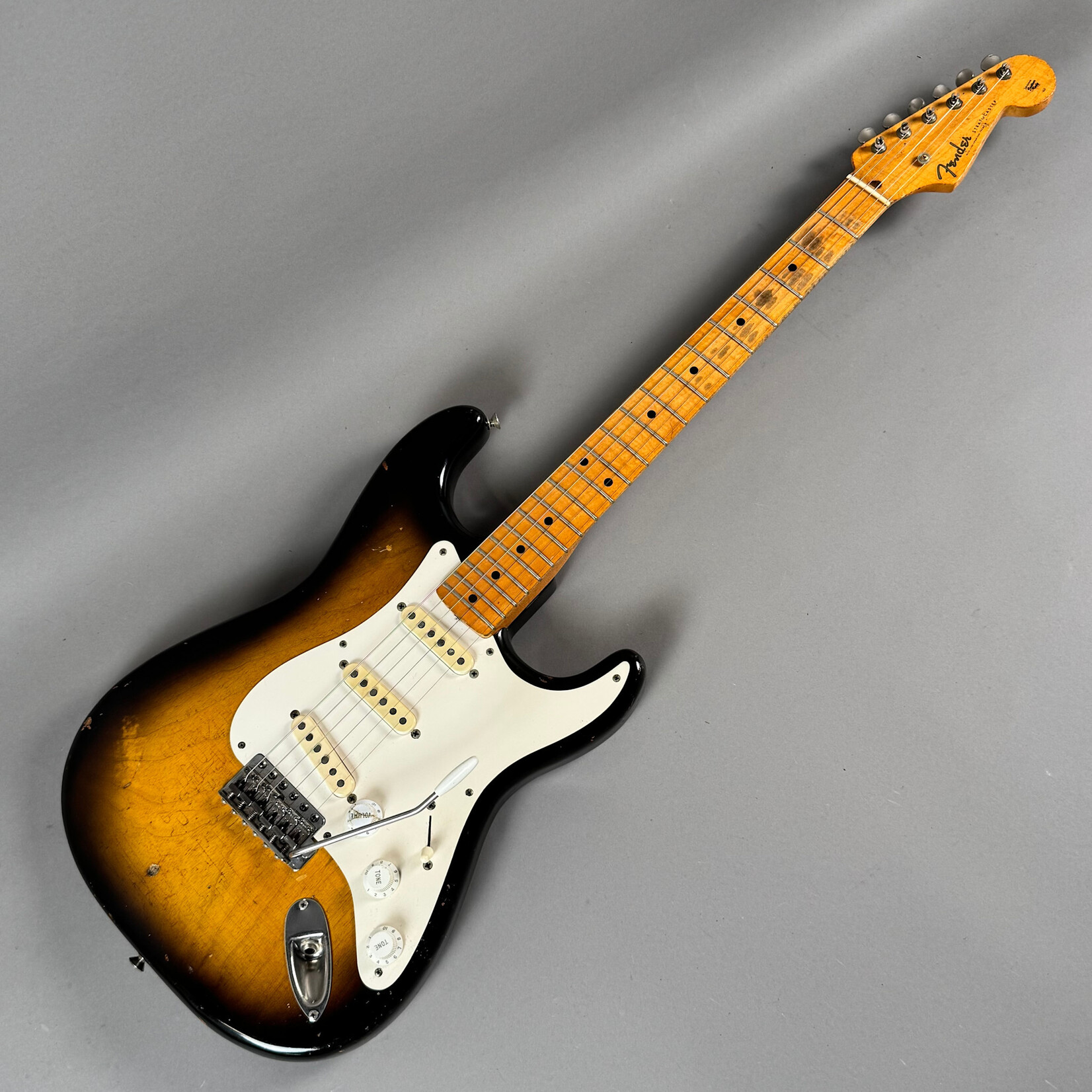 Fender 1955 Fender Stratocaster (Overspray-Otherwise, Original)