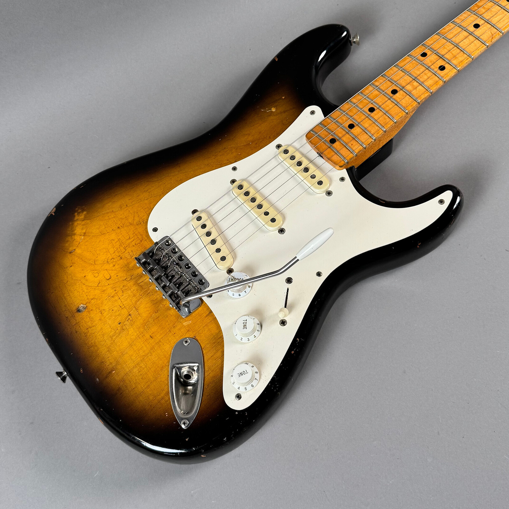 Fender 1955 Fender Stratocaster (Overspray-Otherwise, Original)