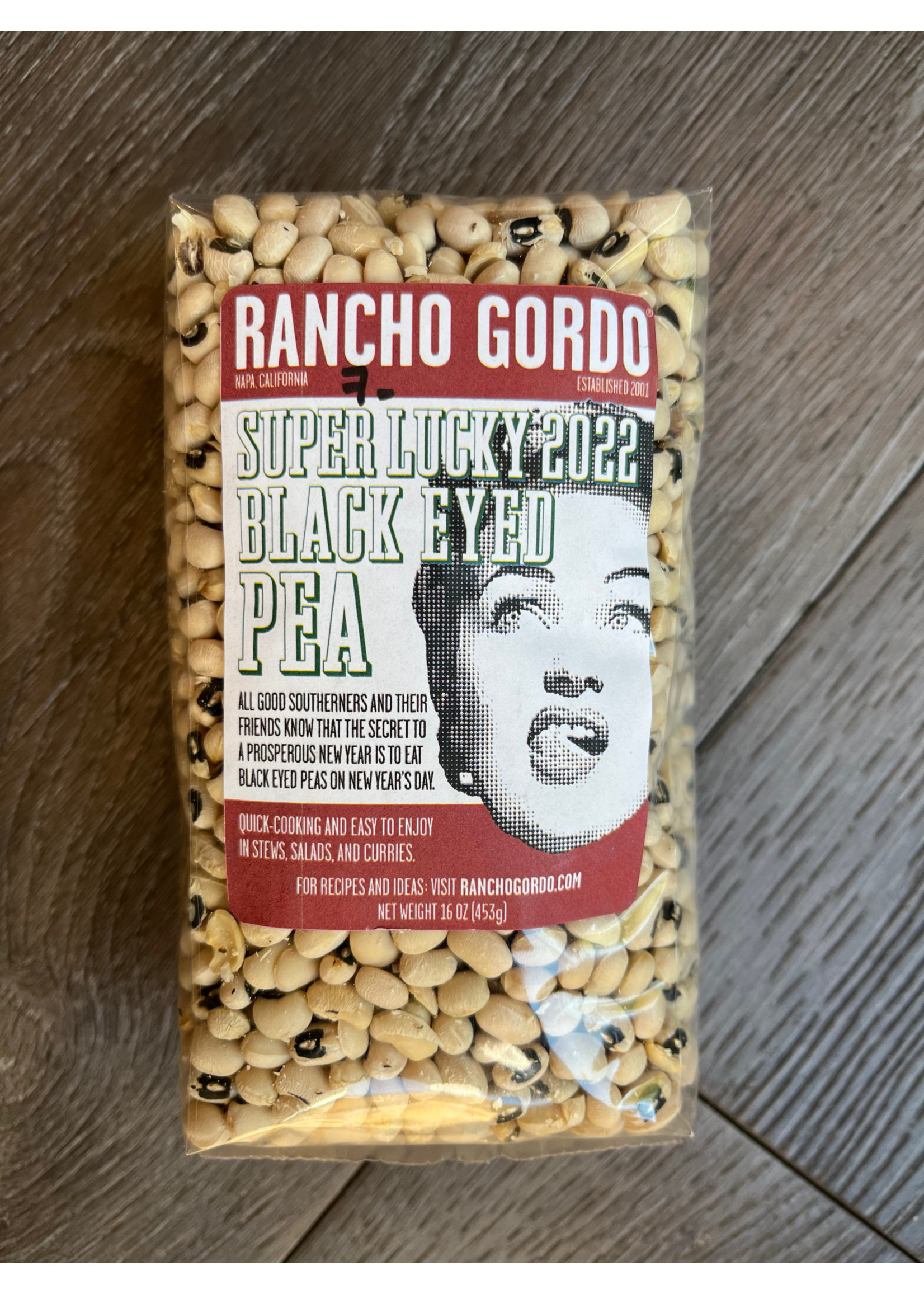 Rancho Gordo Rancho Gordo - Super Lucky 2026 Black-eyed Pea
