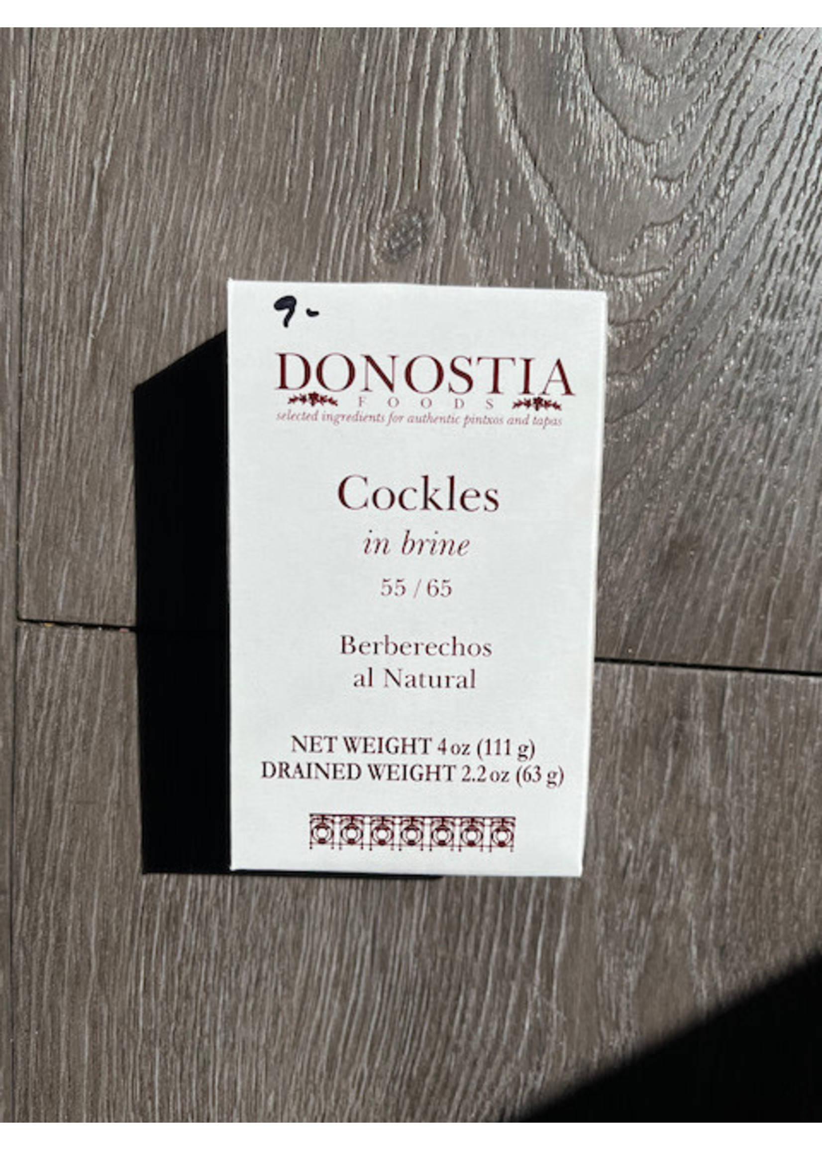 Donostia - Cockles in Brine