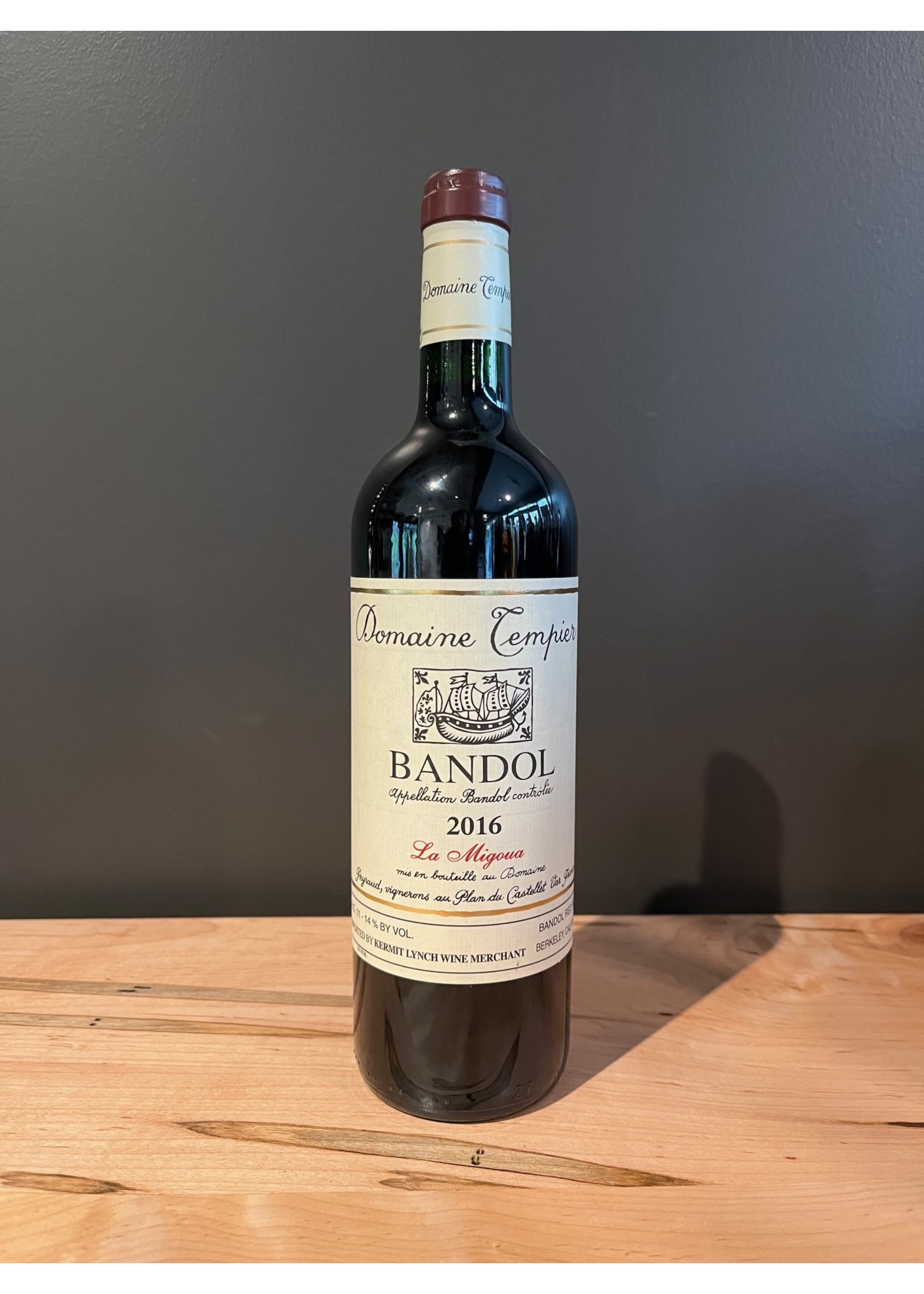 Kermit Lynch Wines Tempier - Bandol - La Migoua 2016