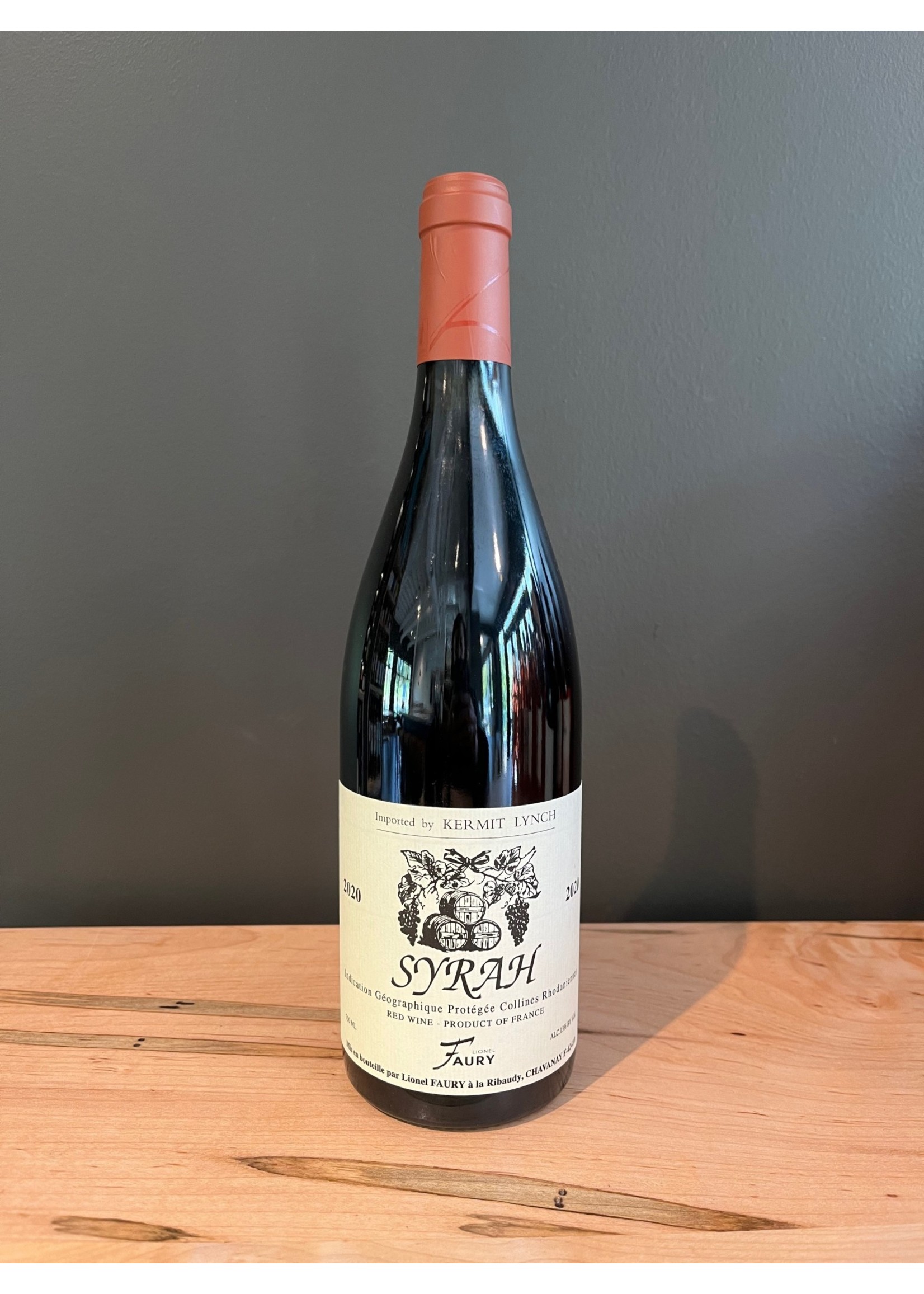 Kermit Lynch Wines Faury - Syrah "Les Hautes Ribaudes" 2022