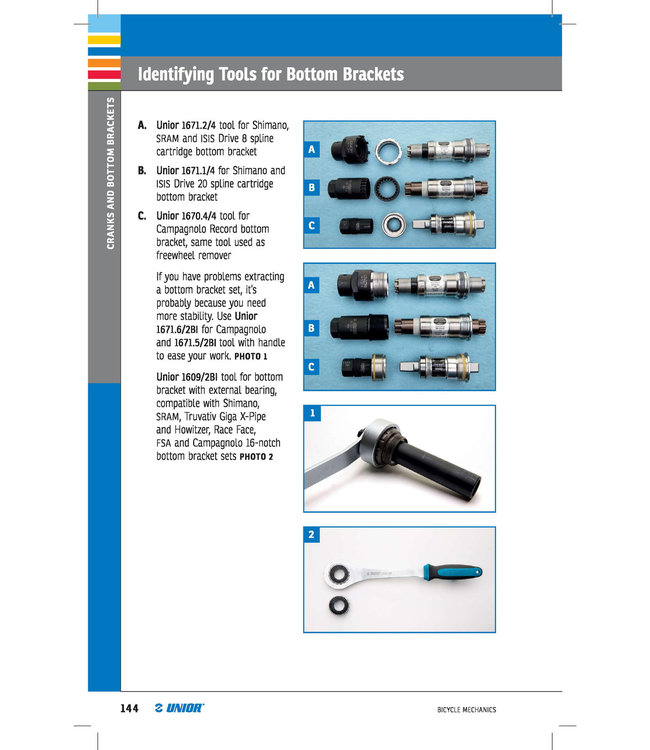 Livre de Mécanique (Anglais): Bearings (hubs, BB et headsets)