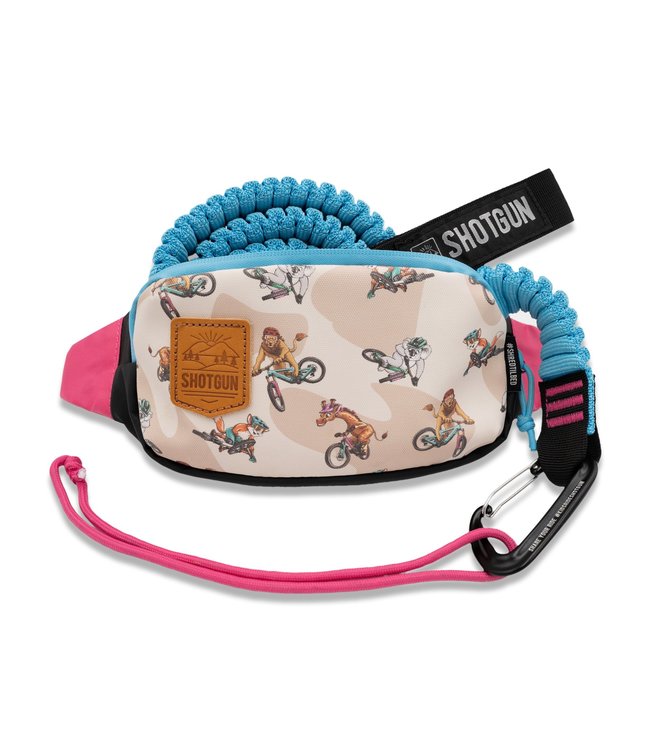 Shotgun MTB Tow Rope + Kids Hip Pack Combo
