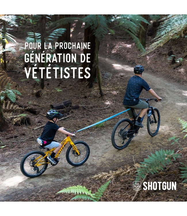Shotgun MTB Tow Rope + Kids Hip Pack Combo