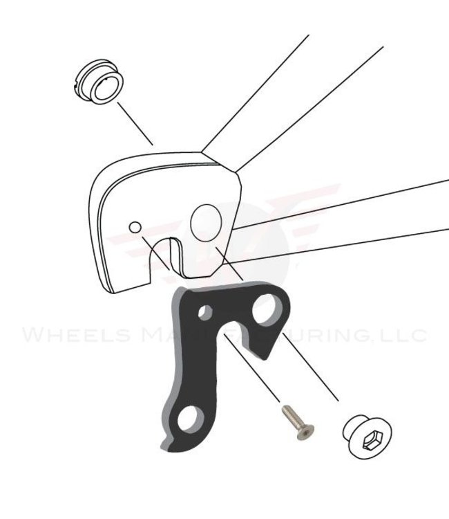 Wheels Manufacturing Patte de Dérailleur - 51