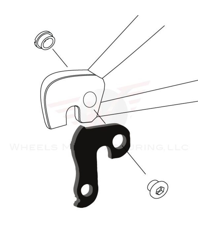 Wheels Manufacturing Patte de Dérailleur - 45