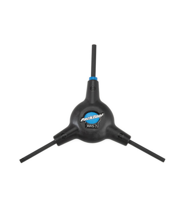 Park Tool AWS-7, Clé hexagonale à 3 voies, Compatible - 4mm et 5mm hexagone &T25