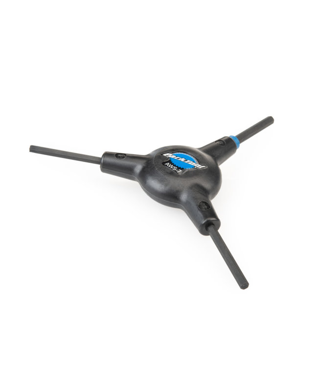Park Tool AWS-7, Clé hexagonale à 3 voies, Compatible - 4mm et 5mm hexagone &T25