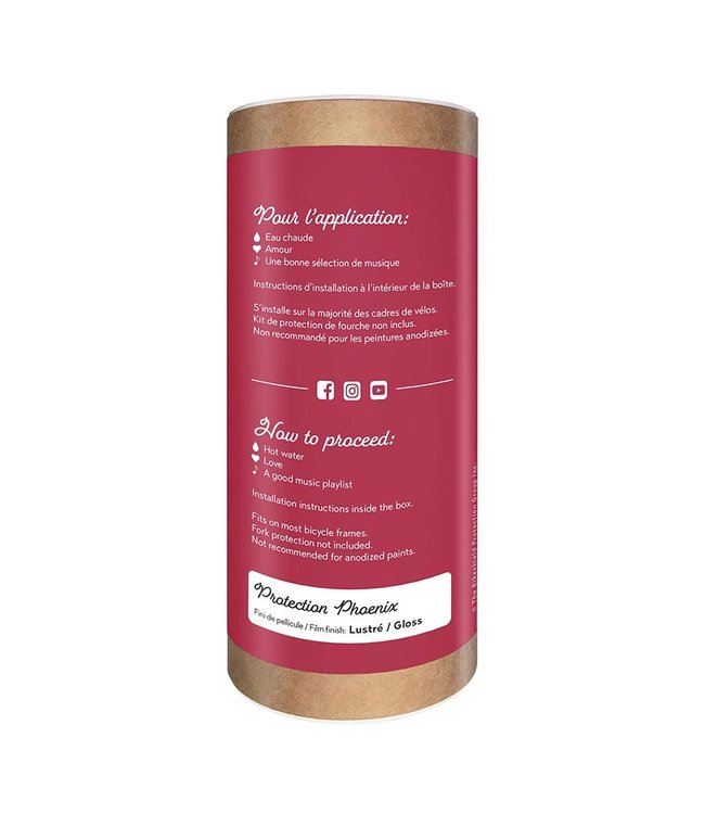 Bikeshield Protection Phoenix Pellicule protectrice pour cadre & fourche, mat