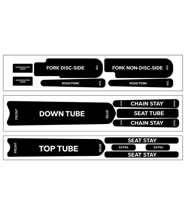 Bikeshield Protection Phoenix Frame & Fork Protector, matte