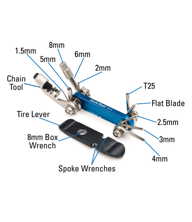Park Tool IB-3, Multi-outils