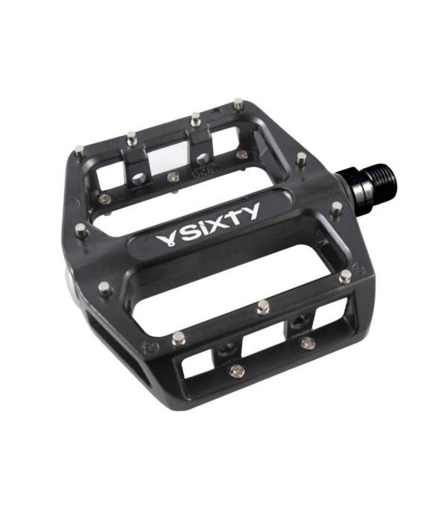 V-Sixty B-87 Alloy Non-Sealed Flat/Platform Pedal, Black