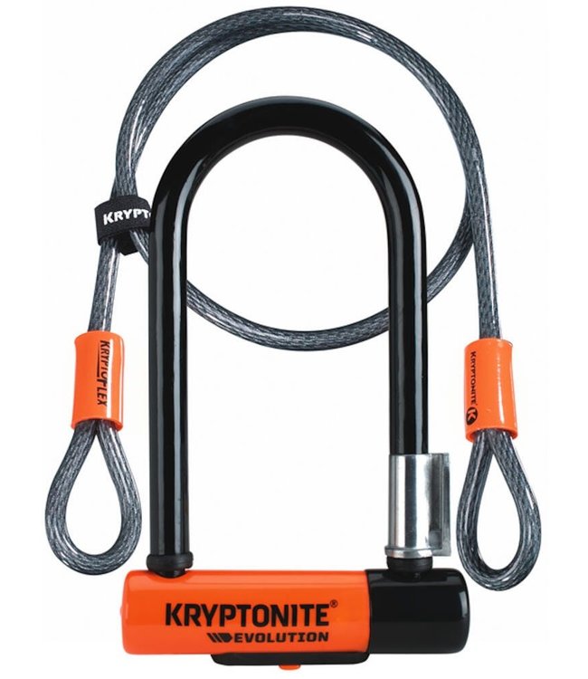 Kryptonite Evolution Mini-7 with 4' Flex Cable
