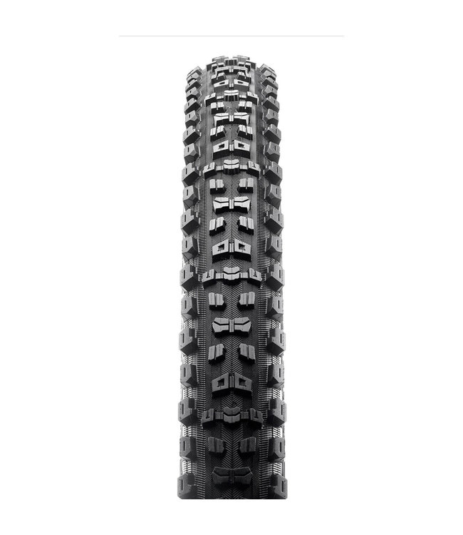 Maxxis Aggressor, Tire, 27.5''x2.50, Folding, Tubeless Ready, Dual Compound, EXO, Wide Trail, 60TPI, Black