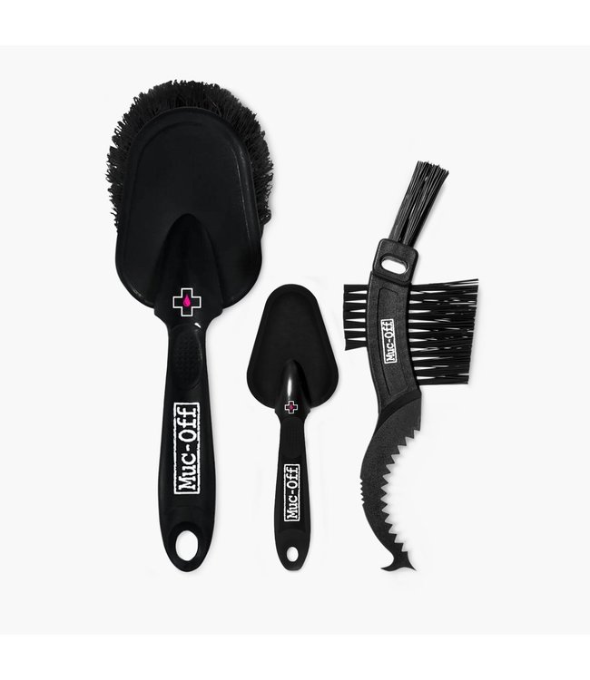 Muc-Off  Trousse de 3 brosses