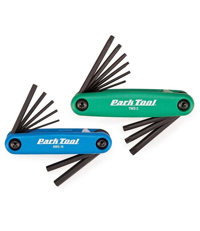 Park Tool FWS-2 Fold-up wrench set - Includes 1x AWS-10 and 1x TWS-2