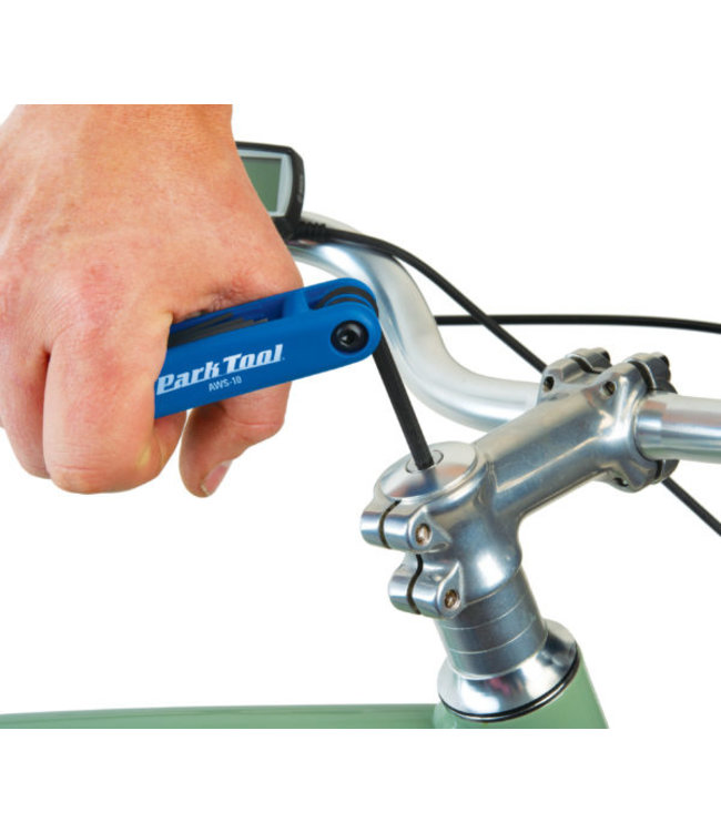 Park Tool AWS-10 Clés hexagonales repliables - 1.5mm, 2mm, 2.5mm, 3m, 4mm, 5mm et 6mm