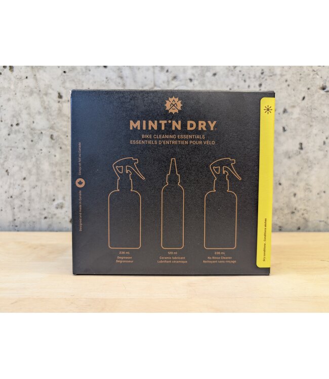 Mint'n Dry Kit Entretien de velo - 3 produits