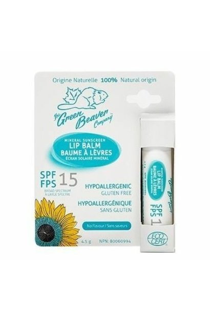 Sunscreen Lip Balm SPF 15 (Unscented)