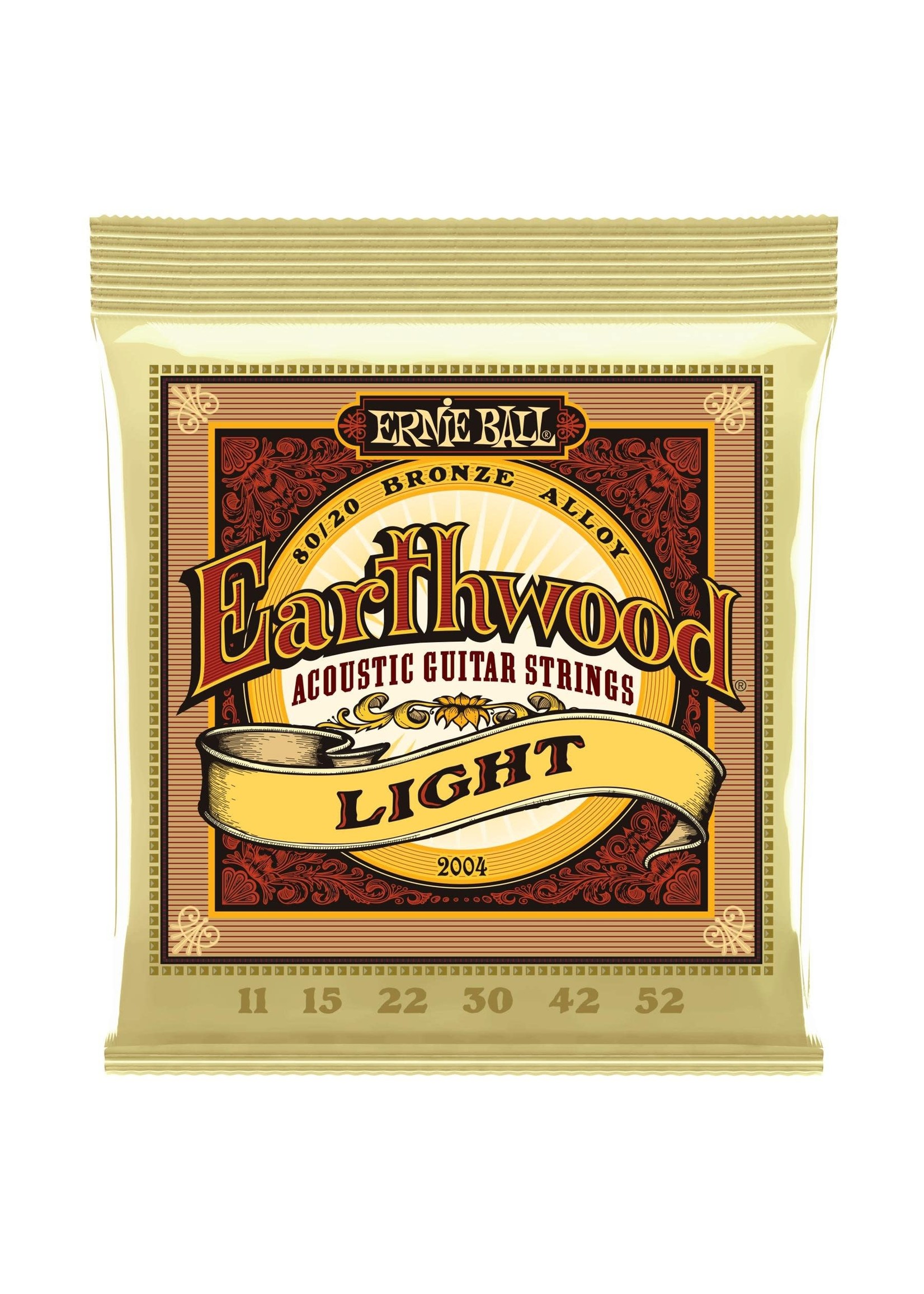 ERNIE BALL ERNIE BALL EARTHWOOD 80/20 LIGHT 11-52