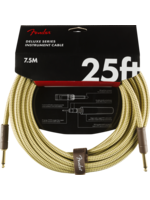 FENDER FENDER Deluxe Series Tweed Instrument Cable, Straight/Straight, 25'