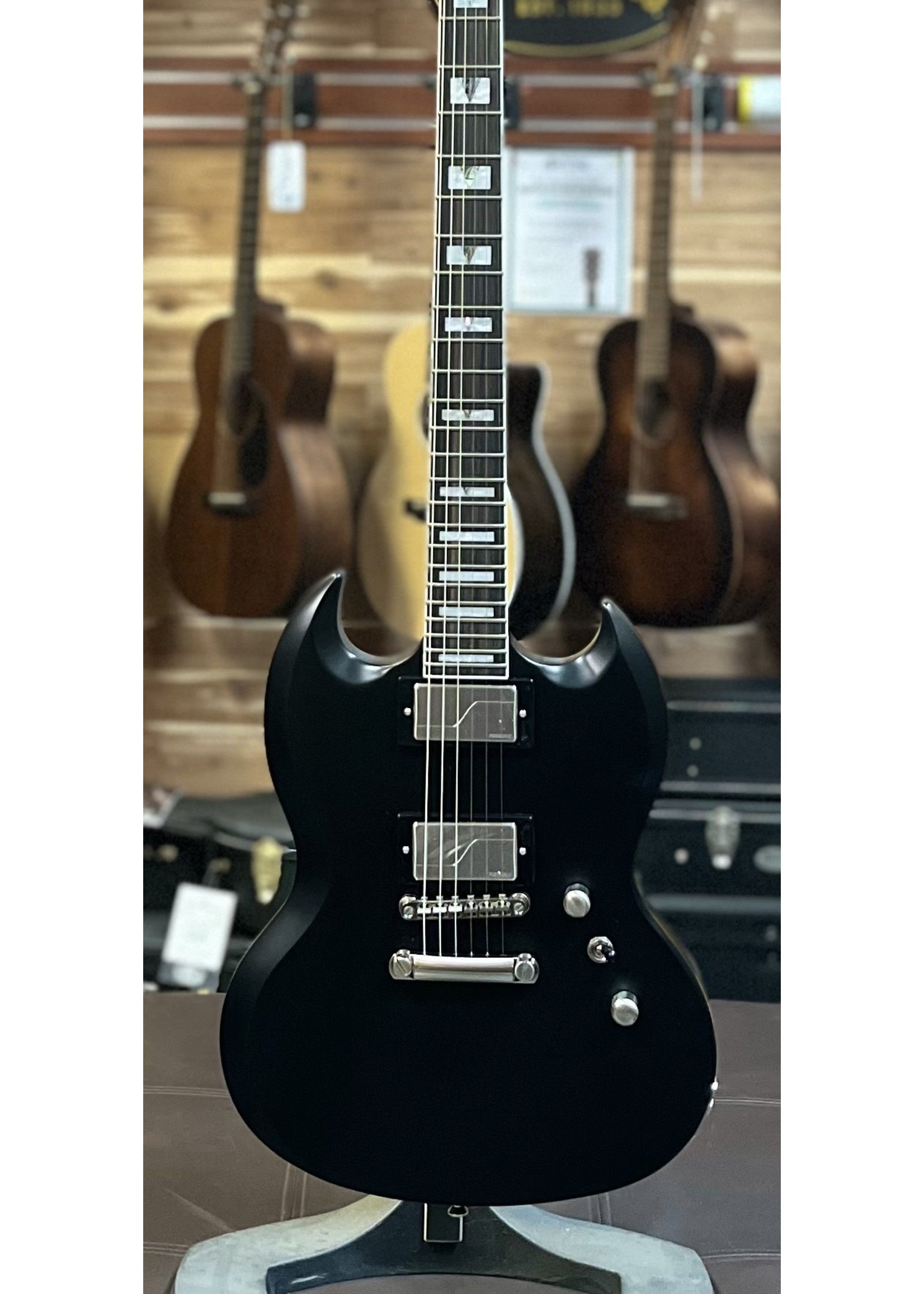 EPIPHONE Epiphone Prophecy SG  "Black Aged Gloss" Stoptail Electric Guitar w/ Free Shipping