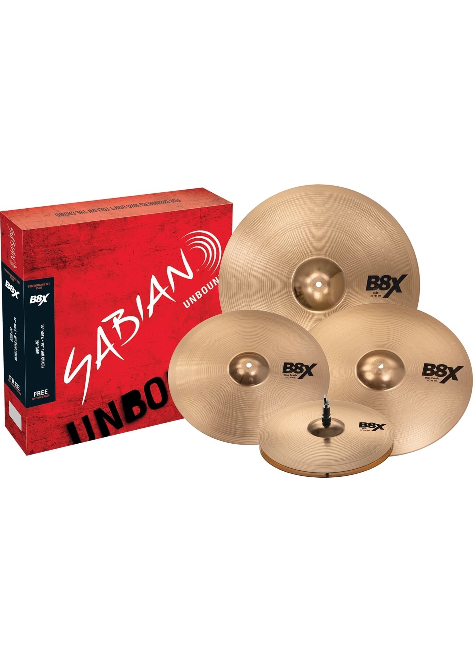 SABIAN SABIAN B8 PRO PERFORMANCE SET w/FREE SHIPPING New Old Stock 2023