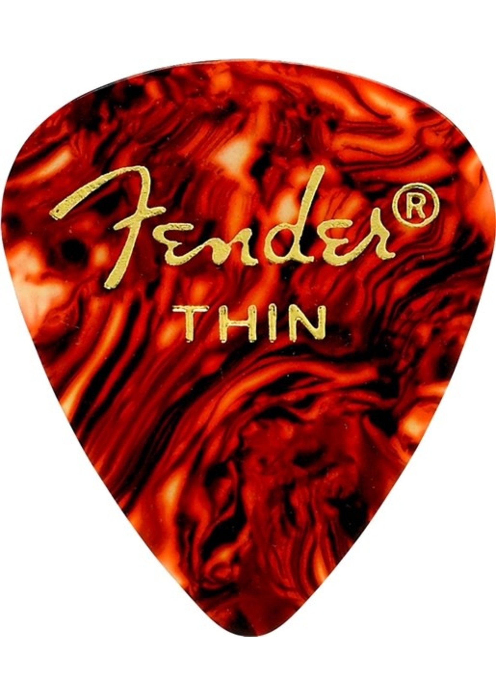 FENDER FENDER CLASSIC PICKS THIN SHELL 12 PK w/Free Shipping