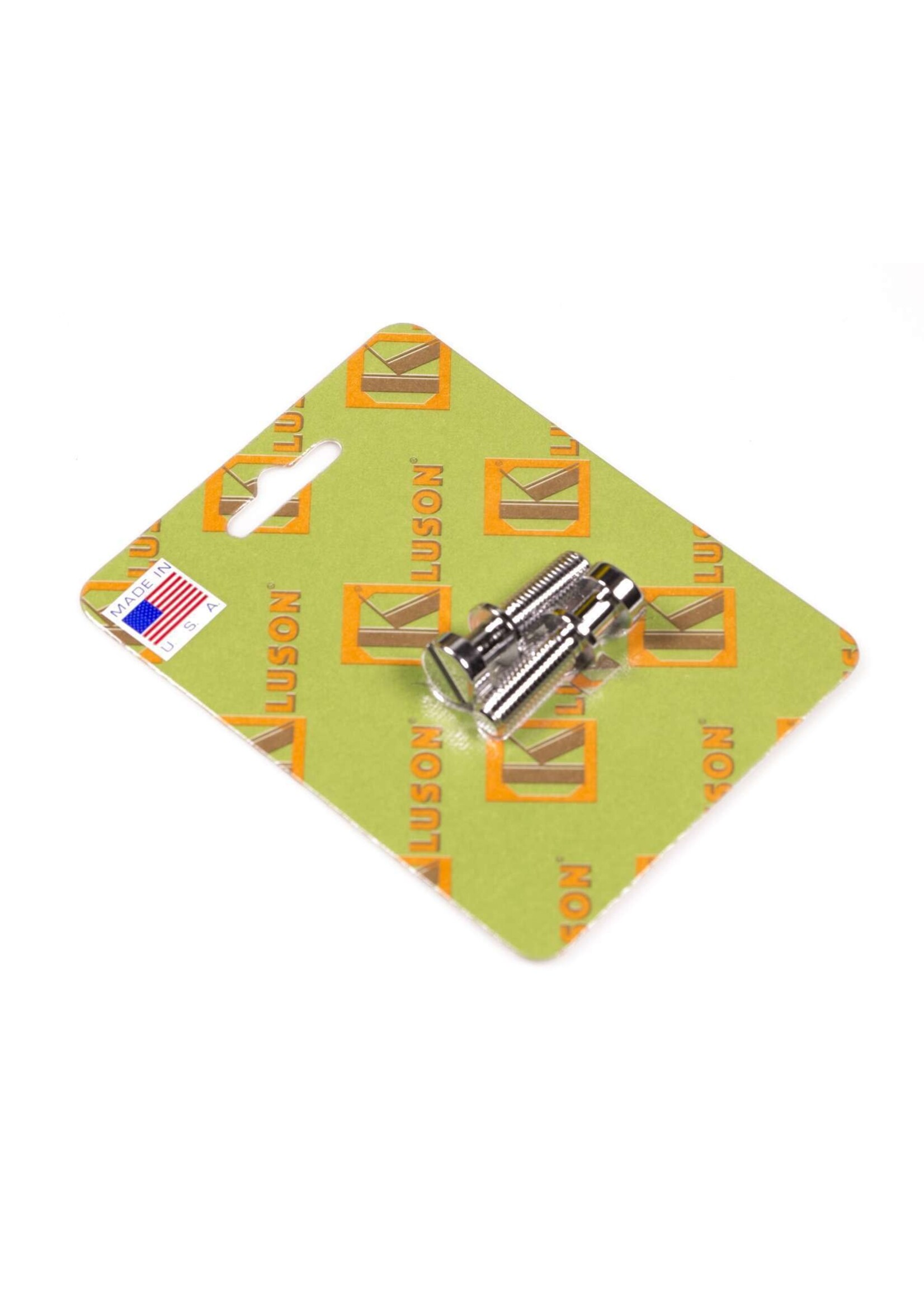 Kluson USA Brass Stop Tailpiece Stud Set USA Thread Chrome + $5 SHIPPING