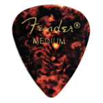 Fender Fender Guitar 12-Pack Pick Medium 351 Shape Classic Celluloid Tortoise Shell
