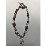 by Emiko Brand New Handmade by Emiko "Garnet Shine" Jewelry Bracelet made with Natural Gemstones