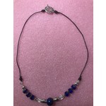 by Emiko Brand New Handmade by Emiko "Blue Bead" Jewelry Necklace made with Natural Gemstones