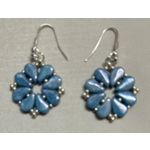 by Emiko Brand New Handmade by Emiko "Blue in Spring" Jewelry Earring-Set