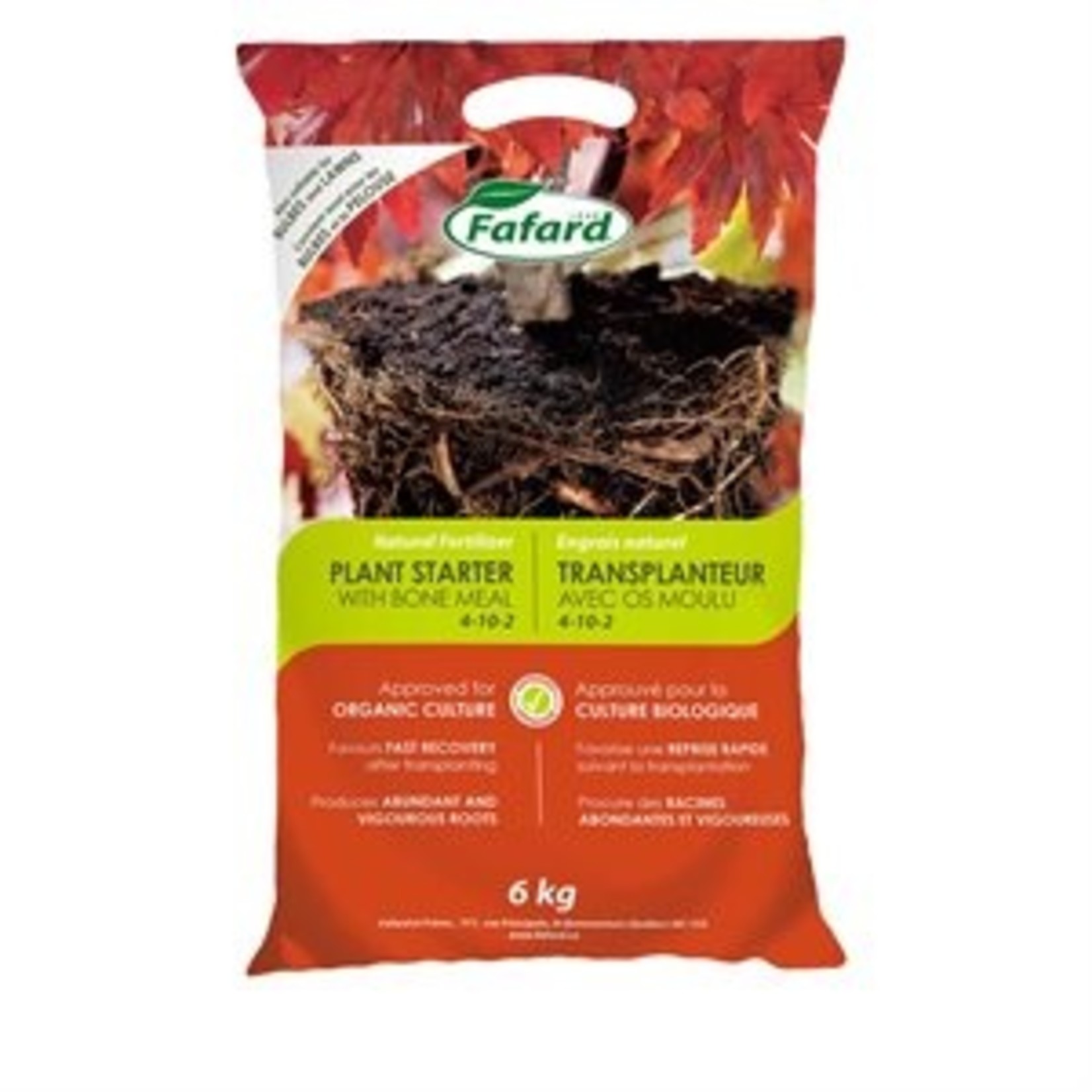 Fafard Natural Fertilizer Plant Starter with Bone Meal 6kg