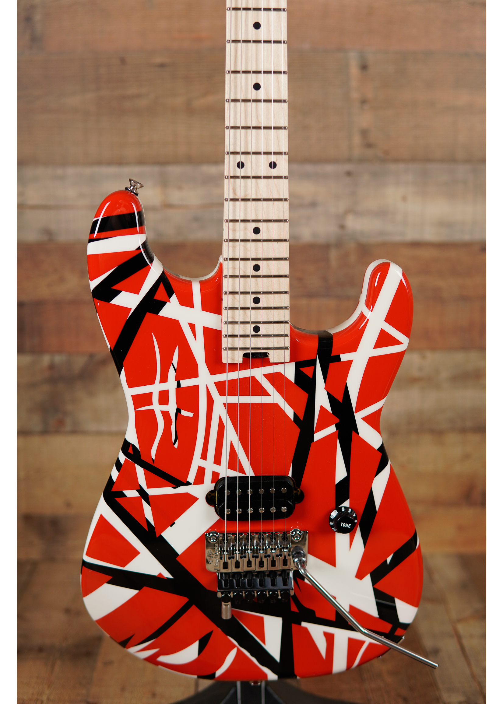 EVH EVH Striped Series Red with Black Stripes