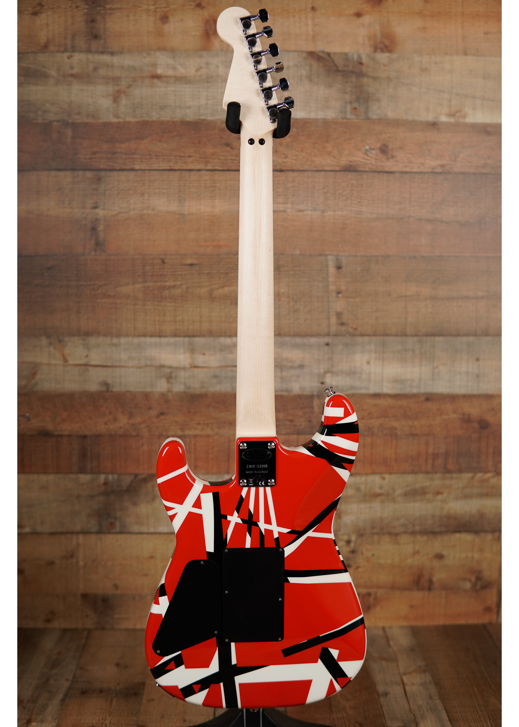 EVH EVH Striped Series Red with Black Stripes