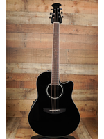 Ovation Ovation Celebrity Standard E-Acoustic Guitar CS24-5, CS/Cutaway, Black,Mid-Depth