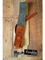 franklin Franklin 2.5" Gray Sedona Suede/Natural Stitching/Rust End Tabs
