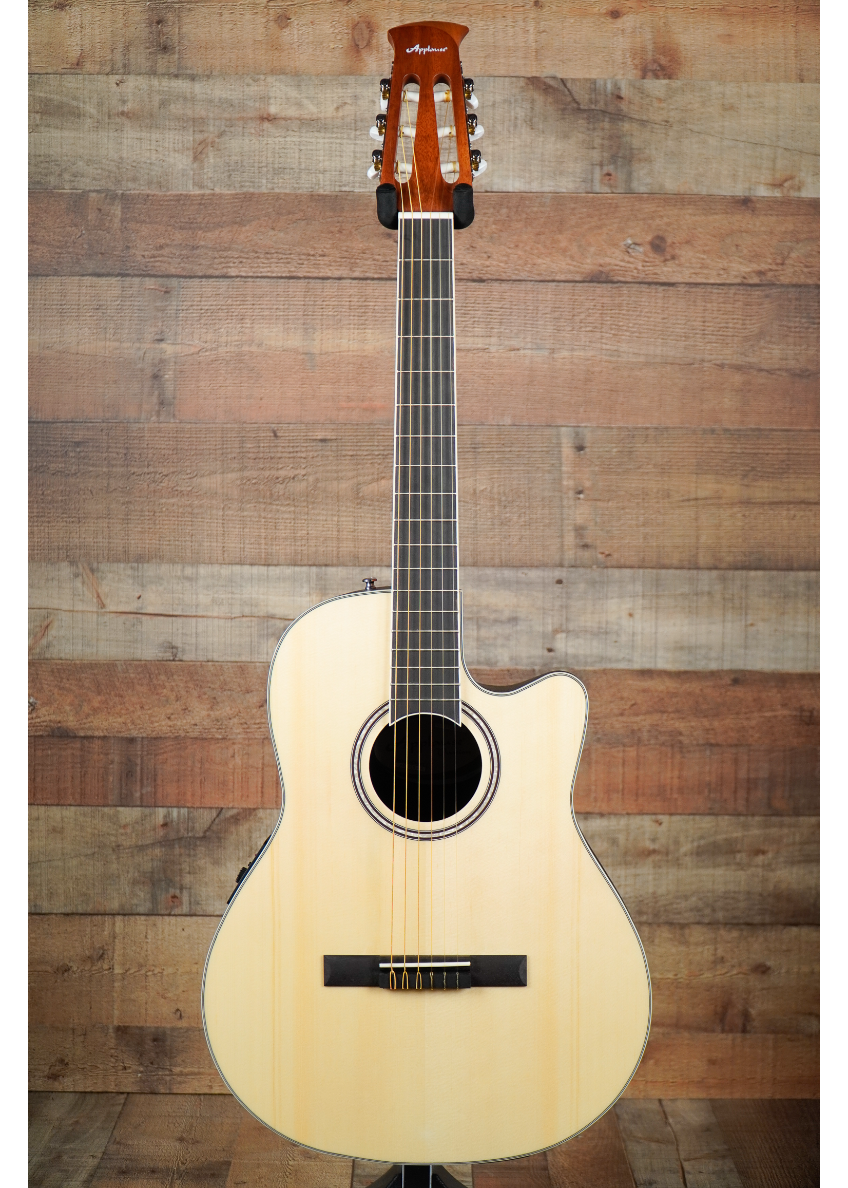 Applause Applause E-Acoustic Classical AB24CS-4S, Satin Spruce Mid-Depth