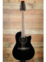 Ovation Ovation Timeless Balladeer 2751AX-5 Black 12-String Deep Contour