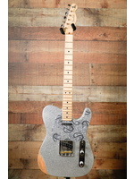 Fender Fender Brad Paisley Road Worn Telecaster®, Maple Fingerboard Silver Sparkle