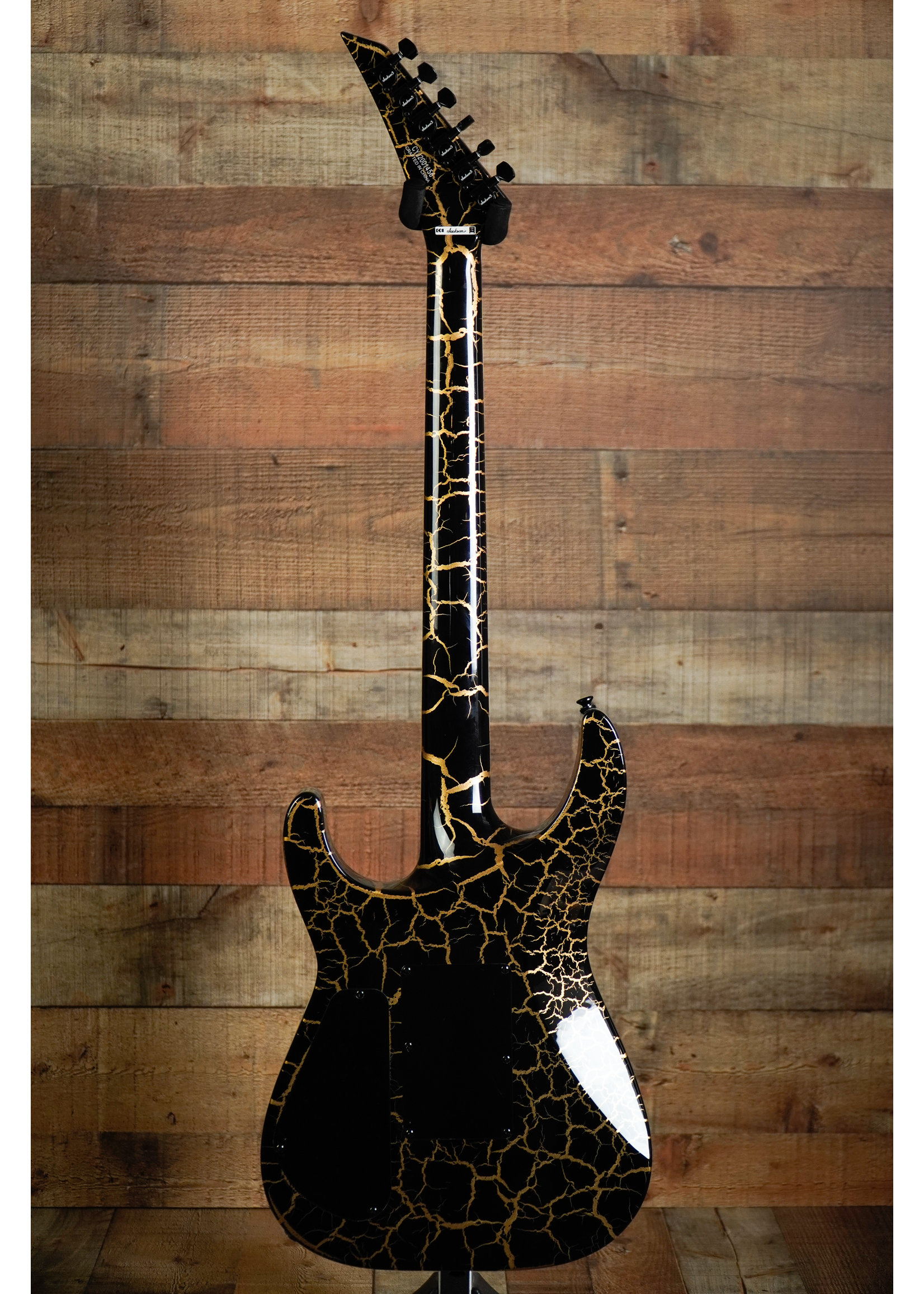 Jackson Jackson  X Series Soloist™ SL3X DX Crackle, Laurel Fingerboard Gold Crackle